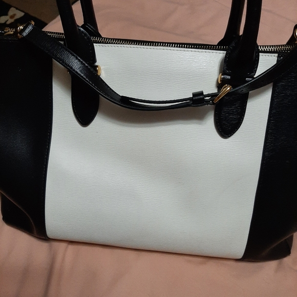 B & W Ralph Lauren Leather Classic Satchel - Picture 5 of 14